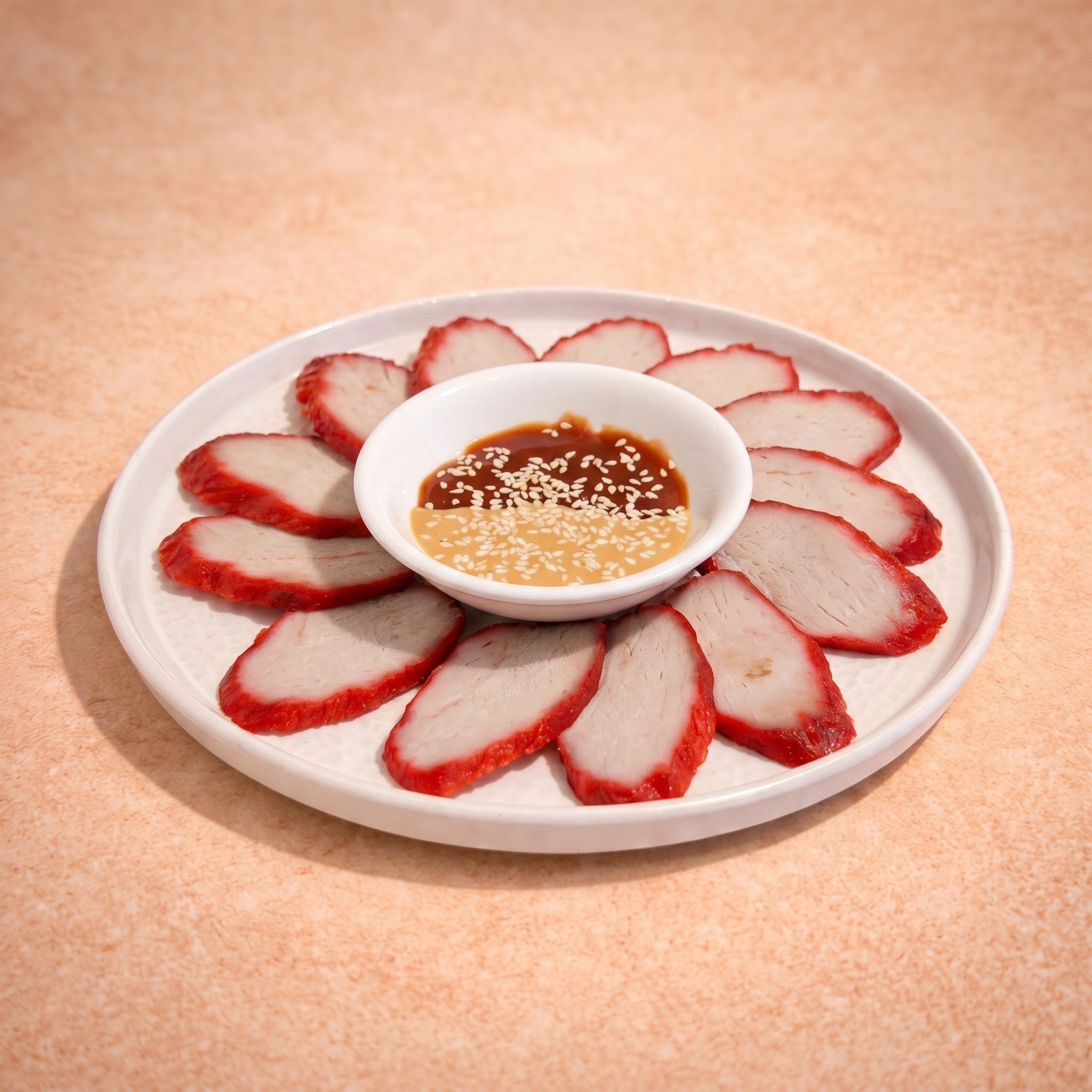 Sliced BBQ Pork (叉燒頭枱).