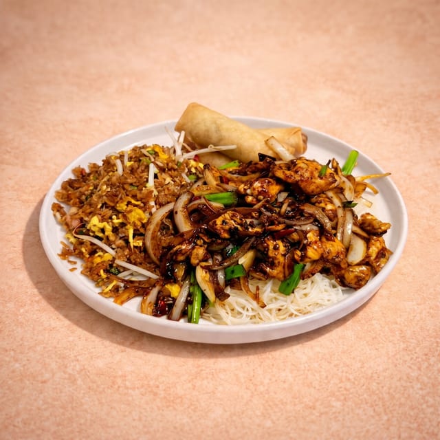 E3. Mongolian Beef or Chicken (E-蒙古).