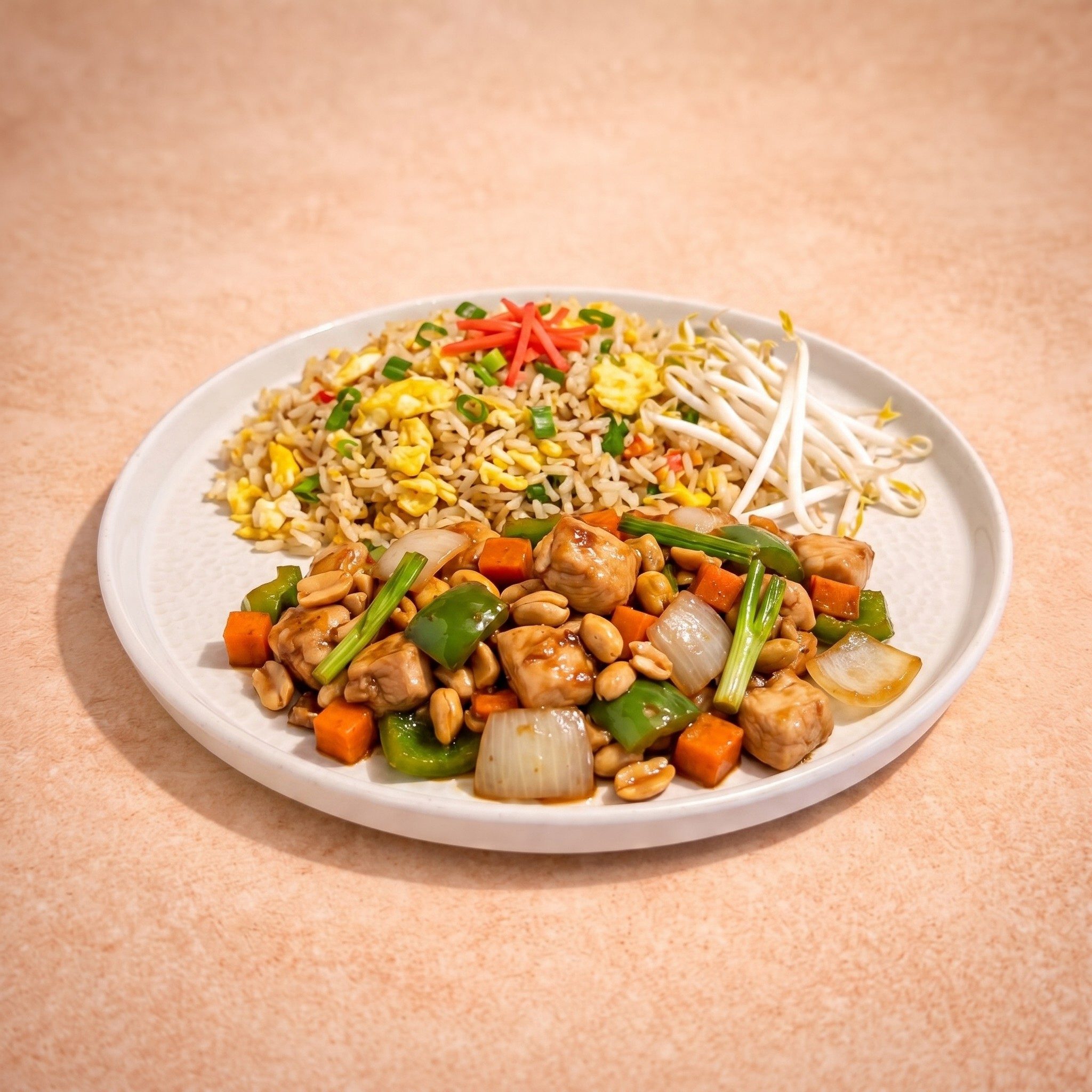 E8. Kung Pao Chicken or Beef (E-宮保).