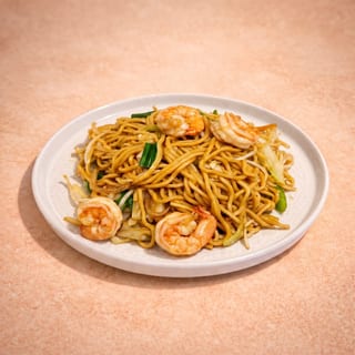 Shrimp Lo Mein (蝦撈面)
