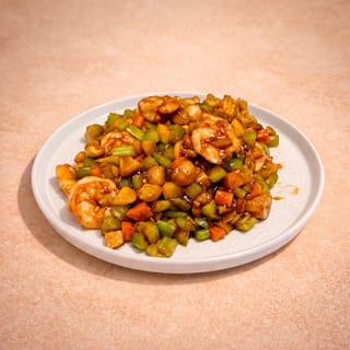 Kung Pao Prawns (宮保蝦球)