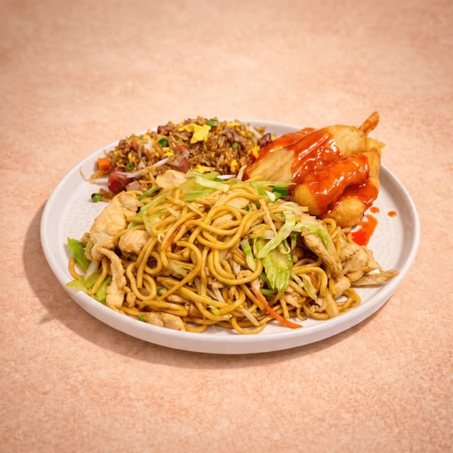 L3. Chicken or Pork Lo Mein (午-撈面).