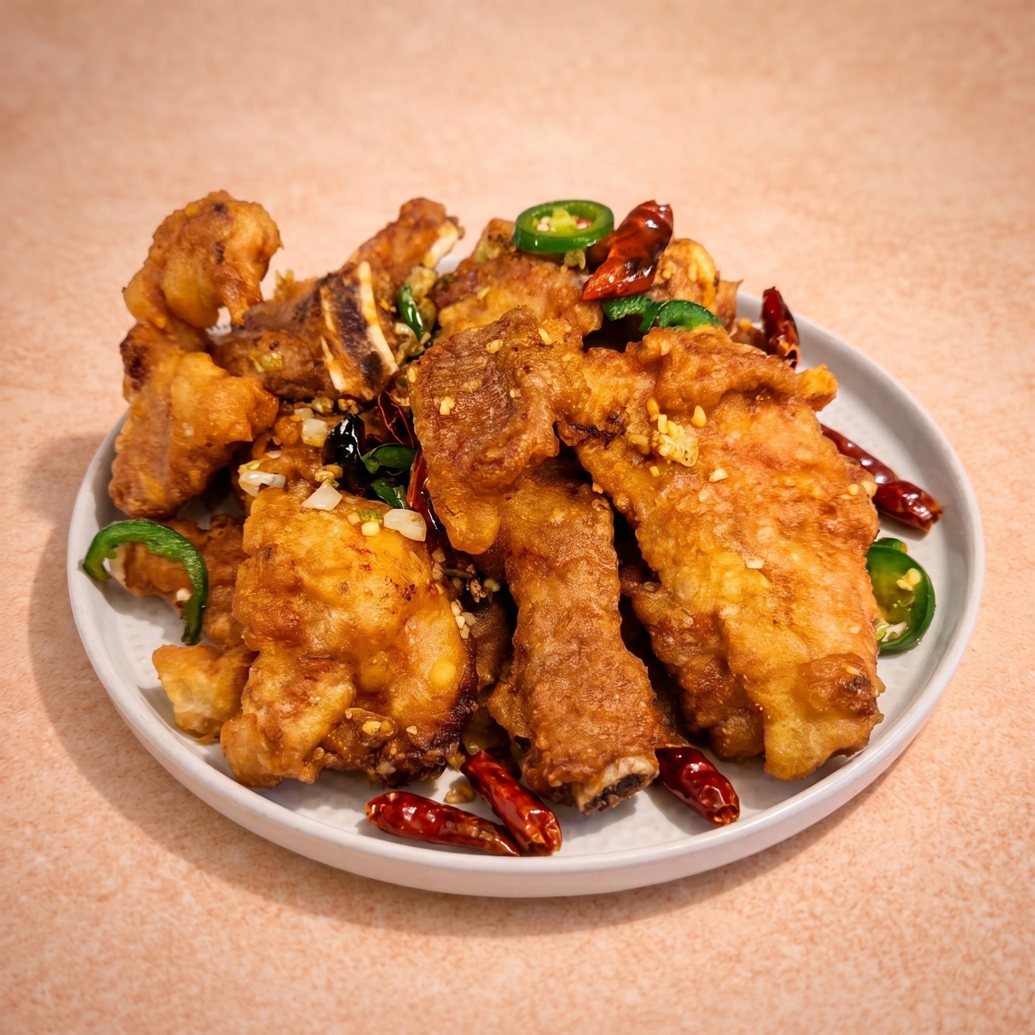Salt & Pepper Pork Chop (椒鹽豬扒).