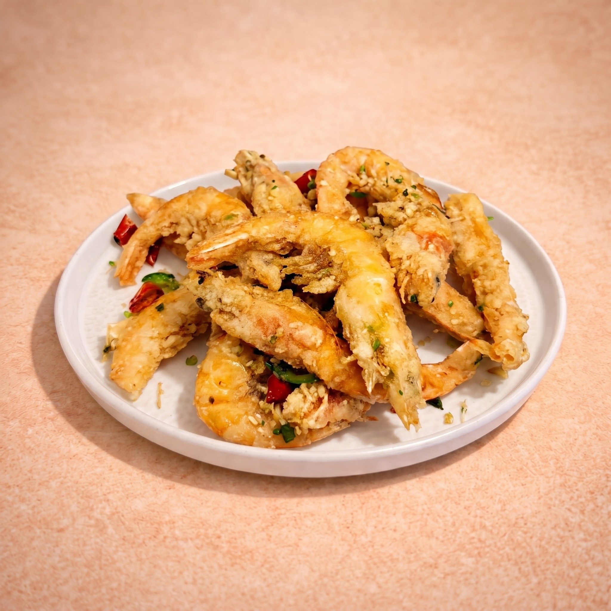 Salt & Pepper Prawns (椒鹽蝦).