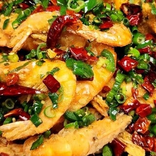Prawns w/ Salt & Chili Pepper (w/ shell) Tray
