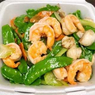 Prawns w/ Snow Peas