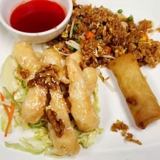 Prawns w/ Honey Glazed Walnuts