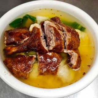 Roast Duck Wonton Noodle Soup