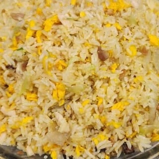 Salty Fish & Chicken Fried Rice
